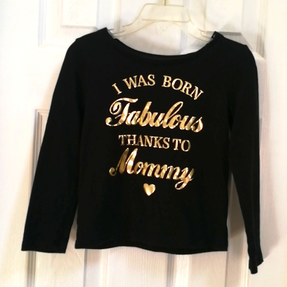 Children's Place Black Tee Long Sleeve
